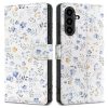 Samsung Galaxy A57 5G maciņš ar vāku - krāsaini ziedi