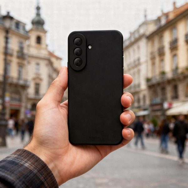 Samsung Galaxy A37 5G Icon maciņš - melns