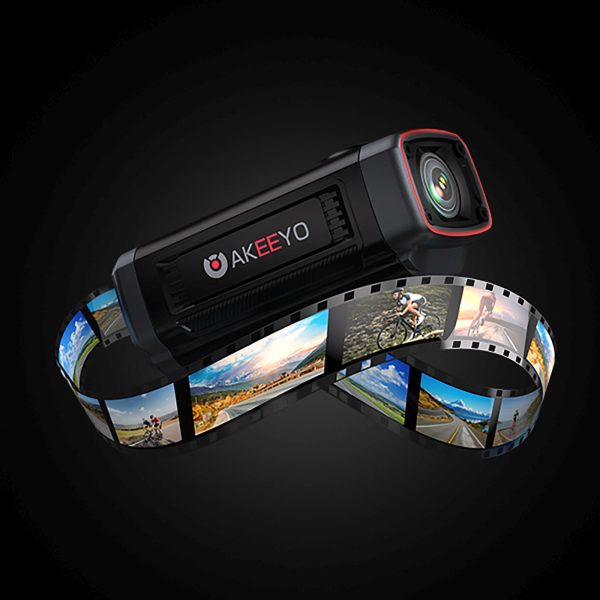 710 Lite 1080P velosipēda stūres sporta kamera - melna