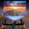 710 Lite 1080P velosipēda stūres sporta kamera - melna