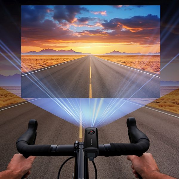 710 Lite 1080P velosipēda stūres sporta kamera - melna