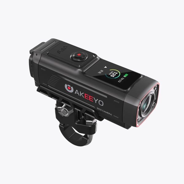 4K sporta kameras videoierakstītājs velosipēdam ar stūres statīvu 730Pro - melns