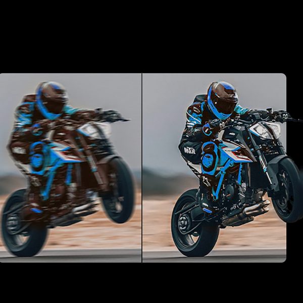 AKY-710S 4K motocikla stūres sporta kameras videoierakstītājs - melns