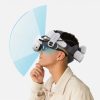 M3 Pro siksniņa Meta Quest 3 VR austiņām ar B2 akumulatoru - balta un melna