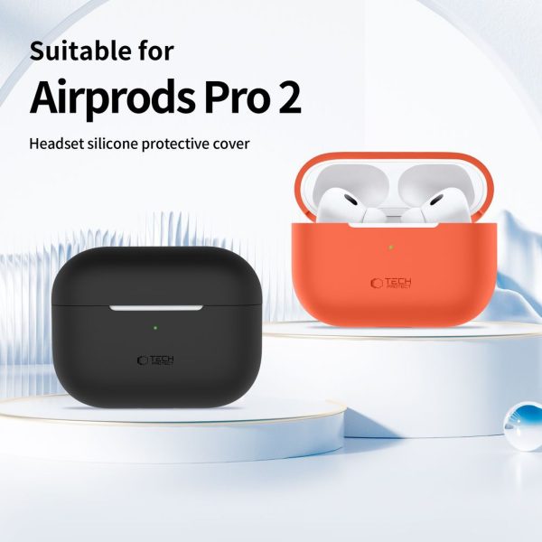 Apple AirPods Pro 1/2 silikona maciņš-pārvalks - pelēks