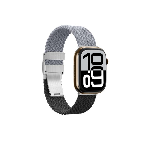 2 Apple Watch siksniņu komplekts (45/46/49 mm) - pelēki melns/pelēks