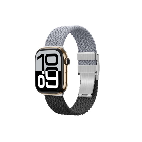 2 Apple Watch siksniņu komplekts (45/46/49 mm) - pelēki melns/pelēks