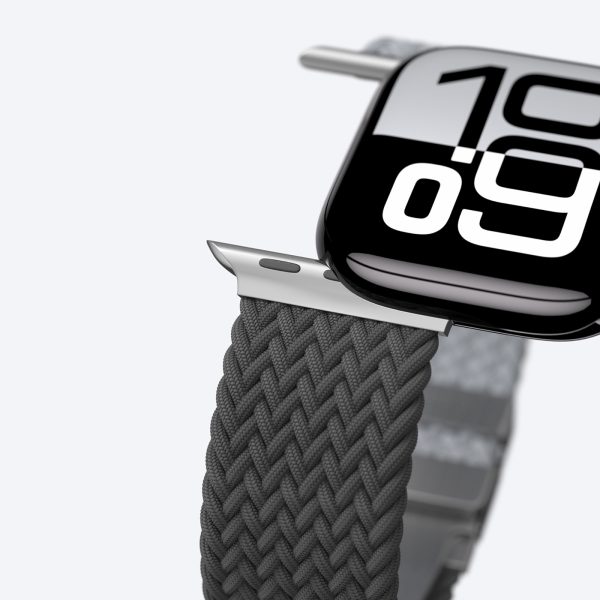 2 Apple Watch siksniņu komplekts (45/46/49 mm) - pelēki melns/pelēks
