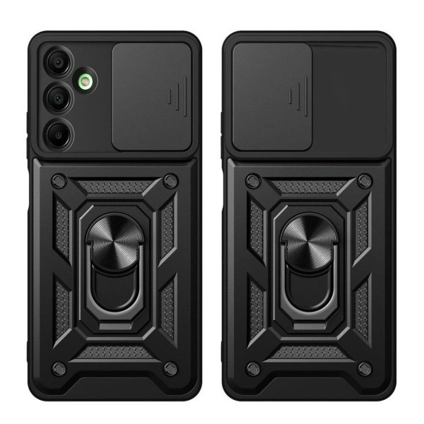 Samsung Galaxy A17 4G / 5G CamShield Pro maciņš-apvalks - melns