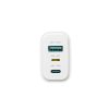 JR-TG6 GaN 30W USB-A USB-C USB-L sienas lādētājs - balts