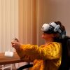 B100 ārējais akumulators Meta Quest S3 Pro un E3 Pro ierīcēm — balts