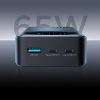 Powerbank 30000mAh USB-A USB-C ar displeju 65W - melns