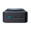 Powerbank 30000mAh USB-A USB-C ar displeju 65W - melns