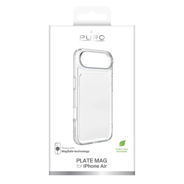 iPhone 17 Air Plate Mag MagSafe vāciņš — balts