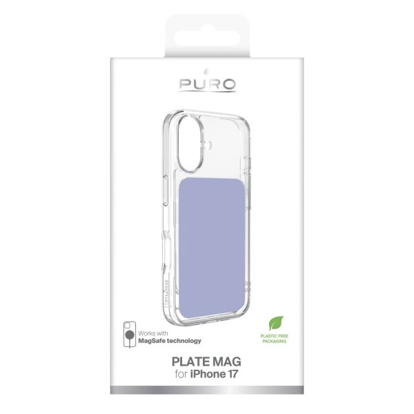 iPhone 17 Plate Mag MagSafe vāciņš — violets