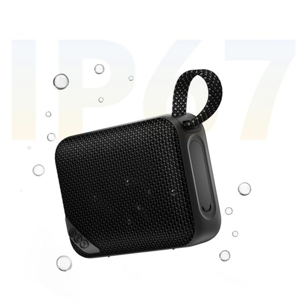 Bezvadu Bluetooth skaļrunis ar RGB fona apgaismojumu IP67 - melns