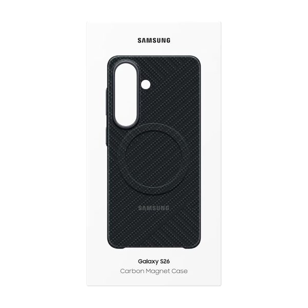 Samsung Galaxy S26 Samsung Carbon Magnet vāciņš MagSafe - melns