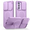 Samsung Galaxy A57 Kevlar Aura MagSafe maciņš ar objektīva pārsegu - violets