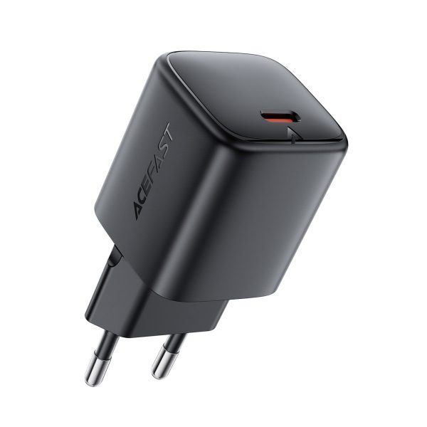 USB-C GaN PD 45W sienas lādētājs - melns