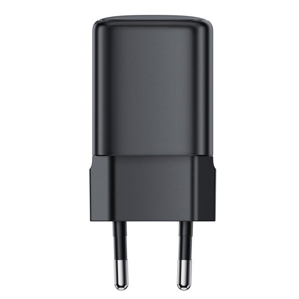 USB-C GaN PD 45W sienas lādētājs - melns