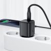 USB-C GaN PD 45W sienas lādētājs - melns
