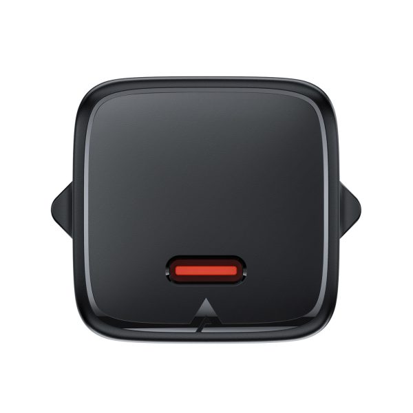 USB-C GaN PD 20W sienas lādētājs - melns