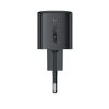USB-C GaN PD 20W sienas lādētājs - melns