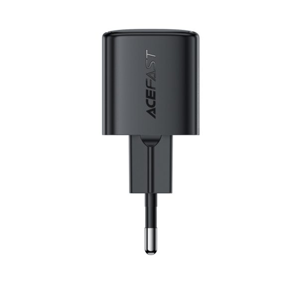 USB-C GaN PD 20W sienas lādētājs - melns