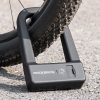 Velosipēda slēdzene ar NFC lasītāju un pretaizdzīšanas funkciju - melna