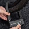 Velosipēda slēdzene ar NFC lasītāju un pretaizdzīšanas funkciju - melna