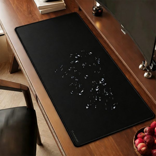 XXL ūdensnecaurlaidīgs spēļu galda paliktnis 1000x500 mm - melns