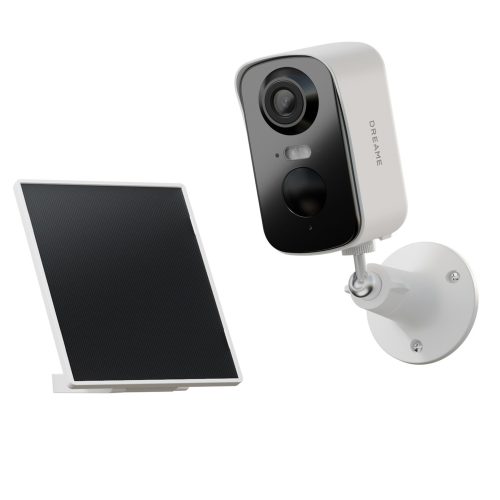 Āra drošības kamera ar saules paneli 2.5K 4MP WiFi 5200mAh - balta