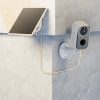 Āra drošības kamera ar saules paneli 2.5K 4MP WiFi 5200mAh - balta