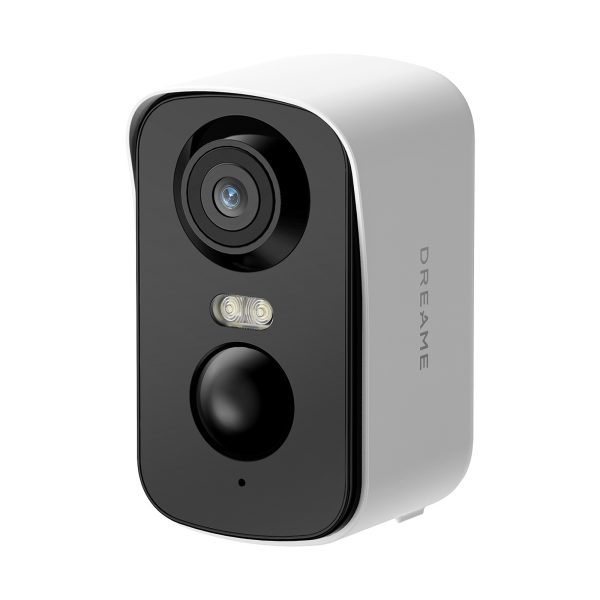 Āra drošības kamera ar saules paneli 2.5K 4MP WiFi 5200mAh - balta