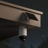 360° āra kamera ar saules paneli 4K 8MP 2.4GHz WiFi 13000mAh - balta