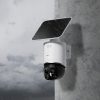 360° āra kamera ar saules paneli 4K 8MP 2.4GHz WiFi 13000mAh - balta