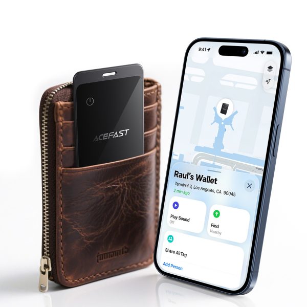Bluetooth lokatora karte, kas ir saderīga ar Apple Find My - pelēka