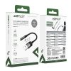 USB-A uz 3,5 mm mini ligzdas adapteris — melns