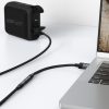 USB-A uz 3,5 mm mini ligzdas adapteris — melns