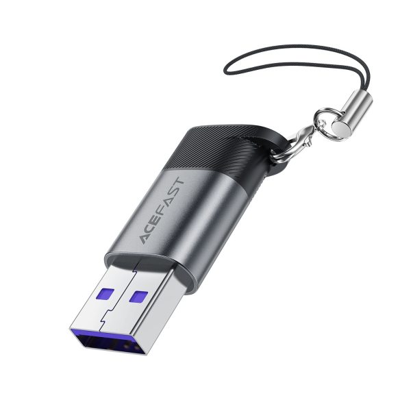 1035004-2-adapter-przejsciowka-usb-c-usb-a-szary-acefast-hurtownia-dropshipping.jpg USB-C - USB-A adapteris - pelēks