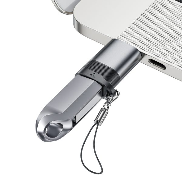 1035004-4-adapter-przejsciowka-usb-c-usb-a-szary-acefast-hurtownia-dropshipping.jpg USB-C - USB-A adapteris - pelēks