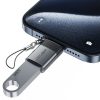USB-A uz USB-C adapteris — pelēks