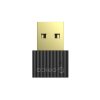 Bluetooth 5.0 USB-A uztvērēja adapteris — melns