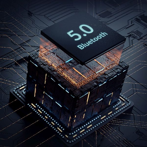 Bluetooth 5.0 USB-A uztvērēja adapteris — melns
