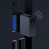 Bluetooth 5.0 USB-A uztvērēja adapteris — melns