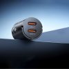 USB-C 30W automašīnas lādētājs - melns
