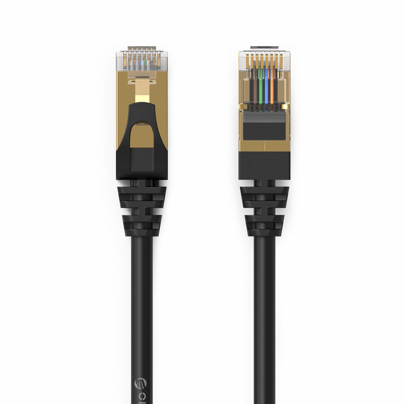 Apaļš LAN CAT7 10Gbps RJ45 interneta