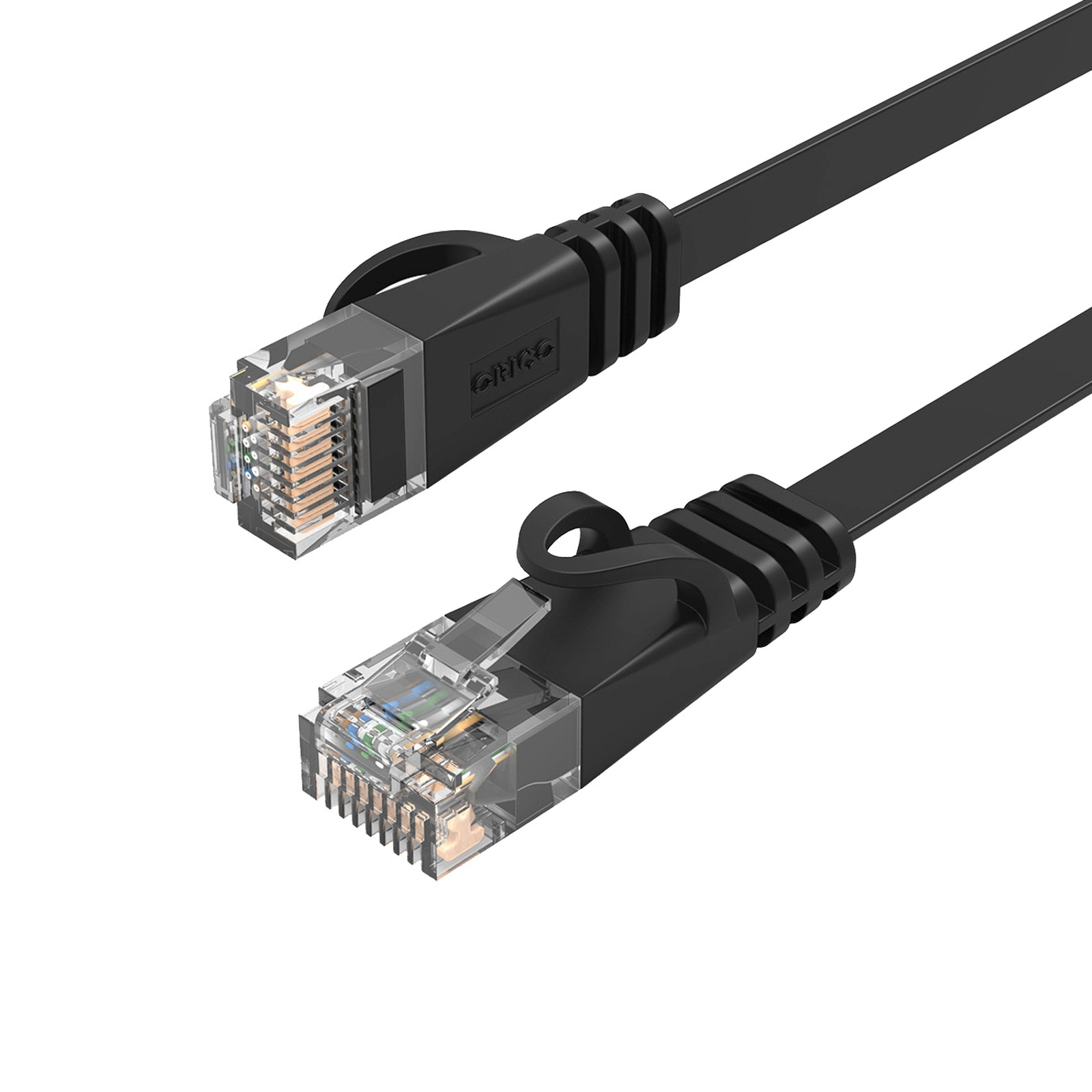 Plakanais Ethernet CAT7 10Gbps RJ45 LAN