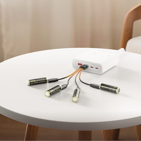 Litija akumulators, uzlādējams AA 1,5 V 2100 mWh, USB-C - 2 gab.