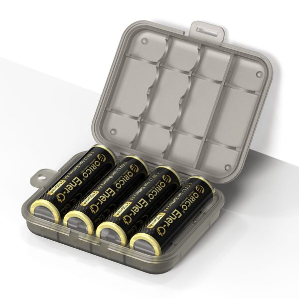 Uzlādējamas litija baterijas AA 1,5 V 2100mWh USB-C ar uzlādes kabeli - 4 gab.